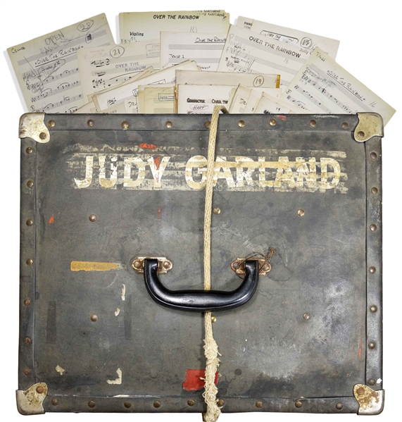 Judy Garland Owned Orchestral Arrangements, Housed in Her Trunk Stamped ''JUDY GARLAND'' -- Hundreds of Arrangements Including ''Over the Rainbow'' Used in ''The Judy Garland Show'' & Other Acts
